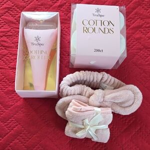 Pink Ice Roller and Headband Set